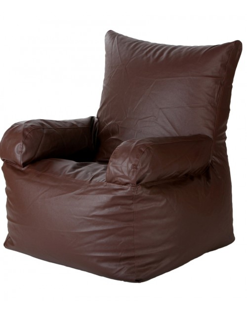 Nudge arm Bean Bag Sofa Chair Brown